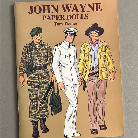 Vintage John Wayne Paper Dolls by Tom Tierney - Picture 1 of 11